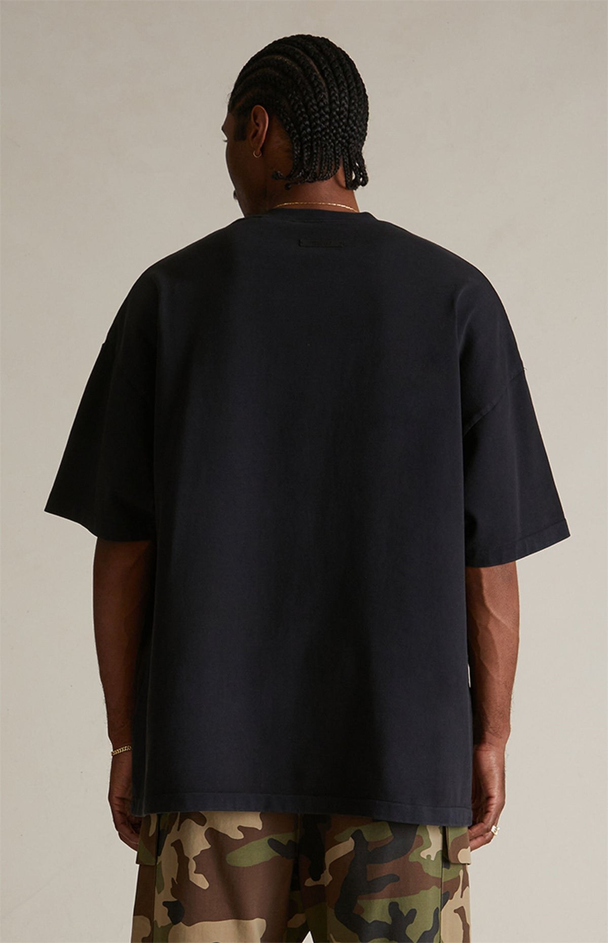 Essentials Heavy T Shirt “Black” (FW24) – תמונה 4