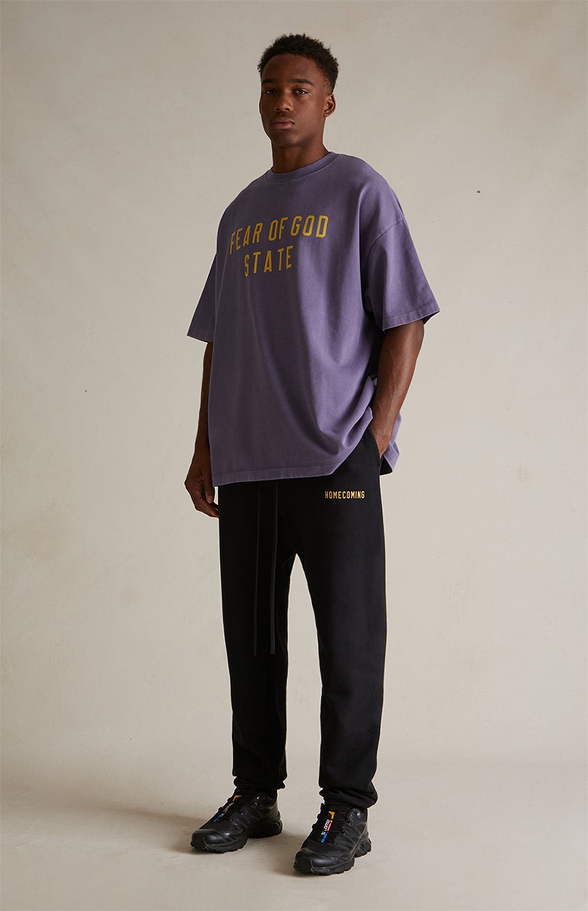 Essentials Heavy T Shirt “Lavender” (FW24) – תמונה 6