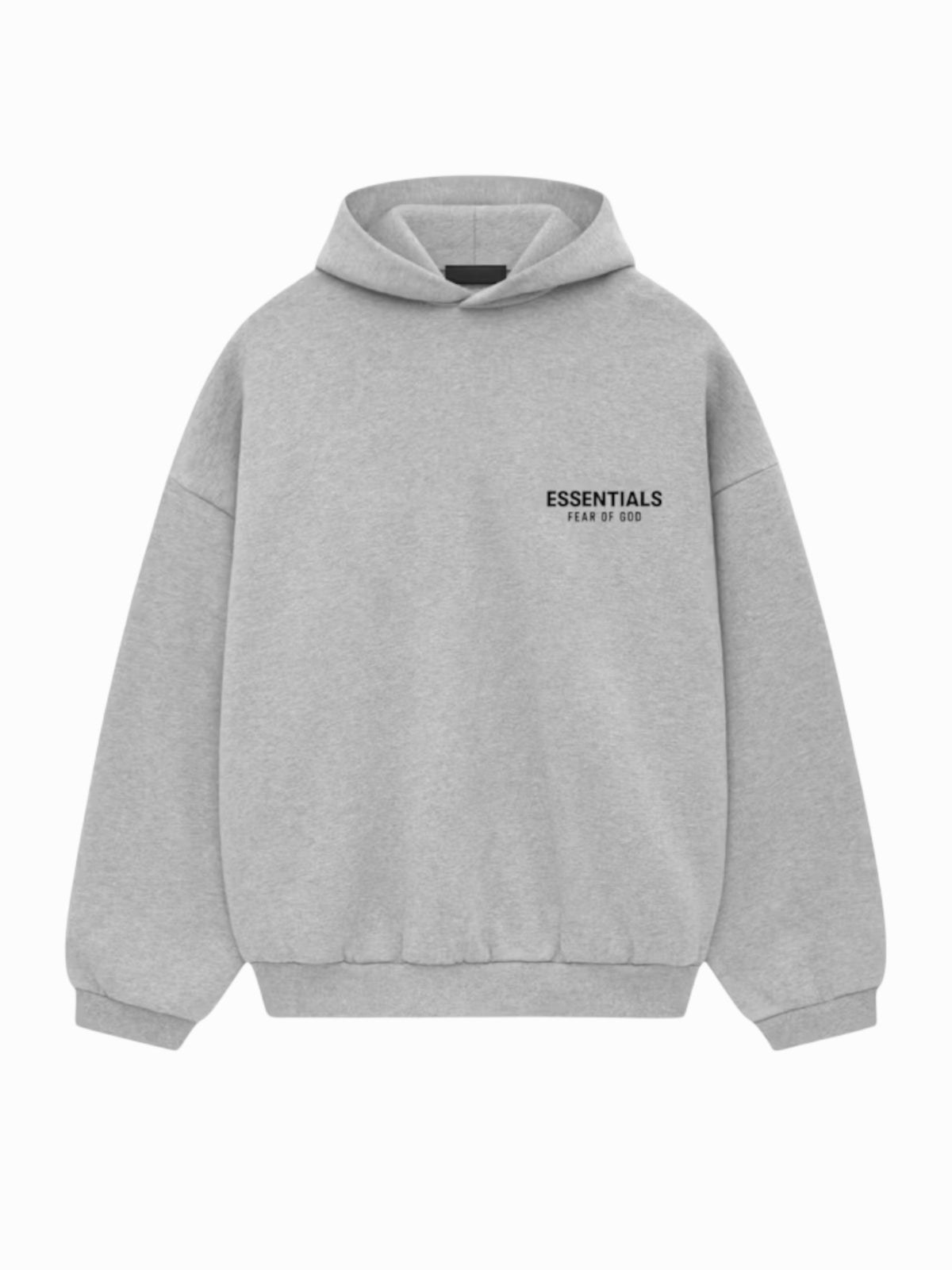 Essentials Hoodie “Light Heather Gray” (FW24) – תמונה 2