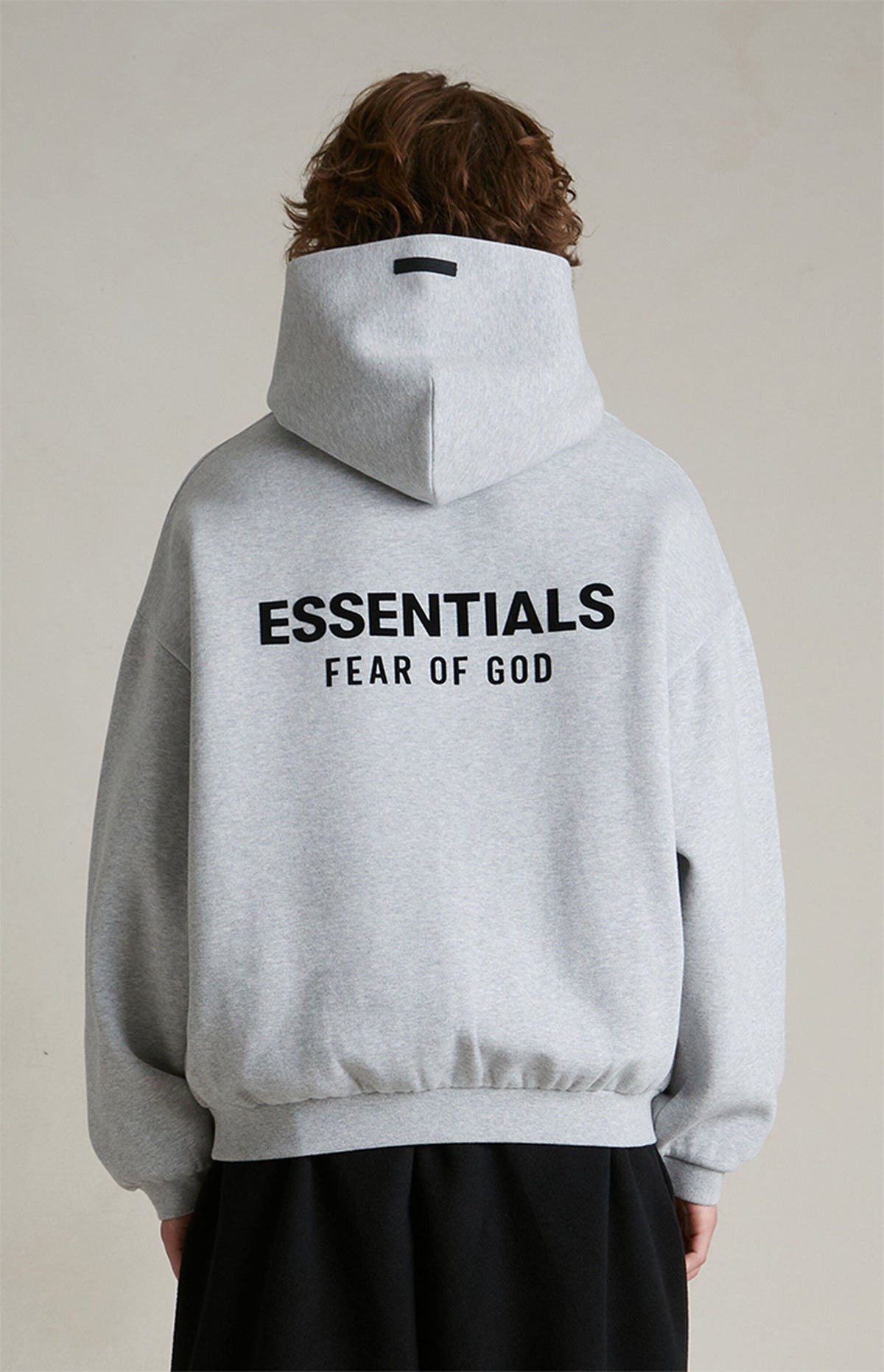 Essentials Hoodie “Light Heather Gray” (FW24) – תמונה 5