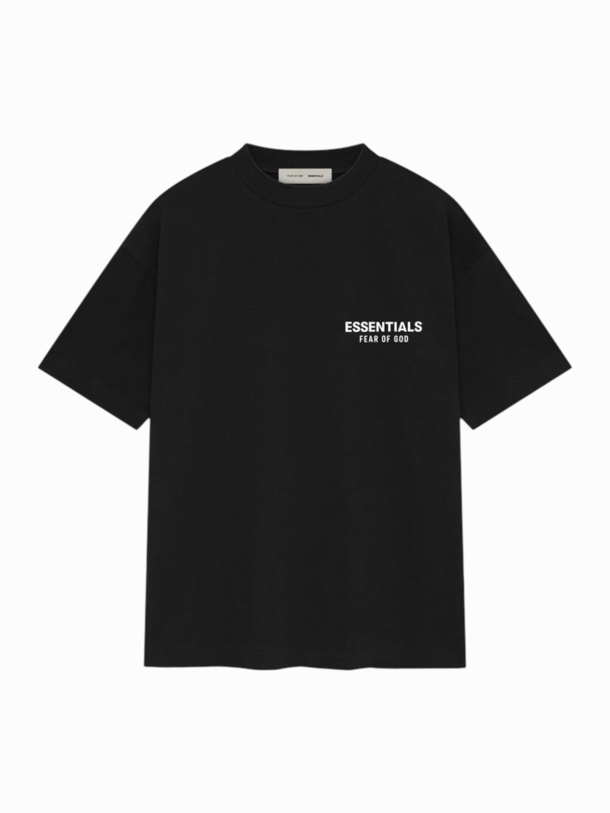 Essentials T Shirt “Jet Black” (FW25) – תמונה 2