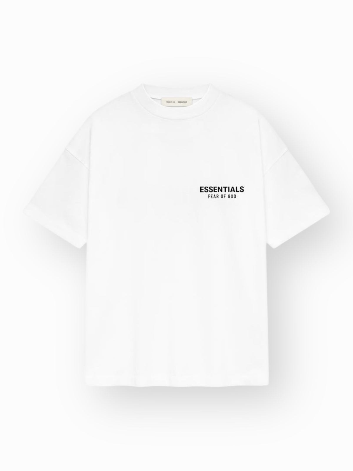 Essentials T Shirt “Bright White” (FW25) – תמונה 2