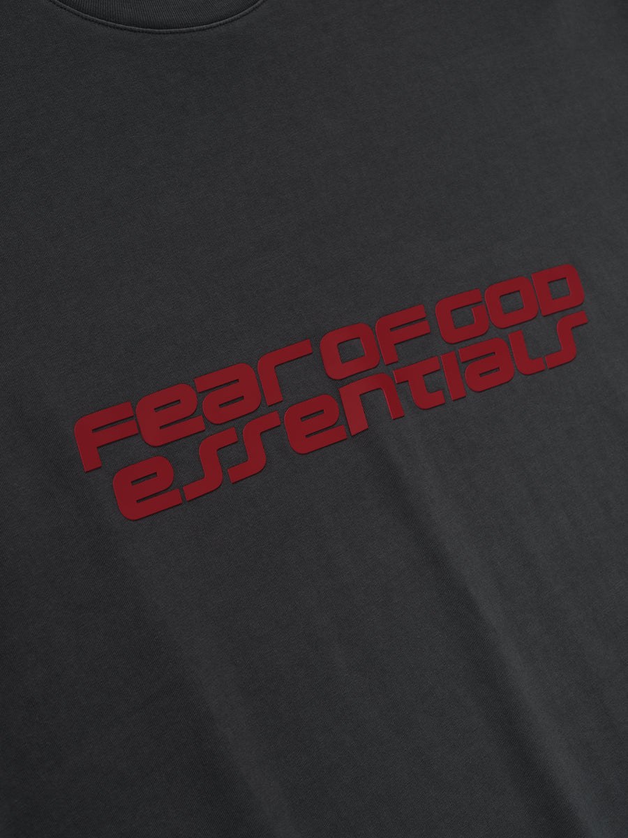 Essentials T Shirt 90’s "Iron Grey" – תמונה 5