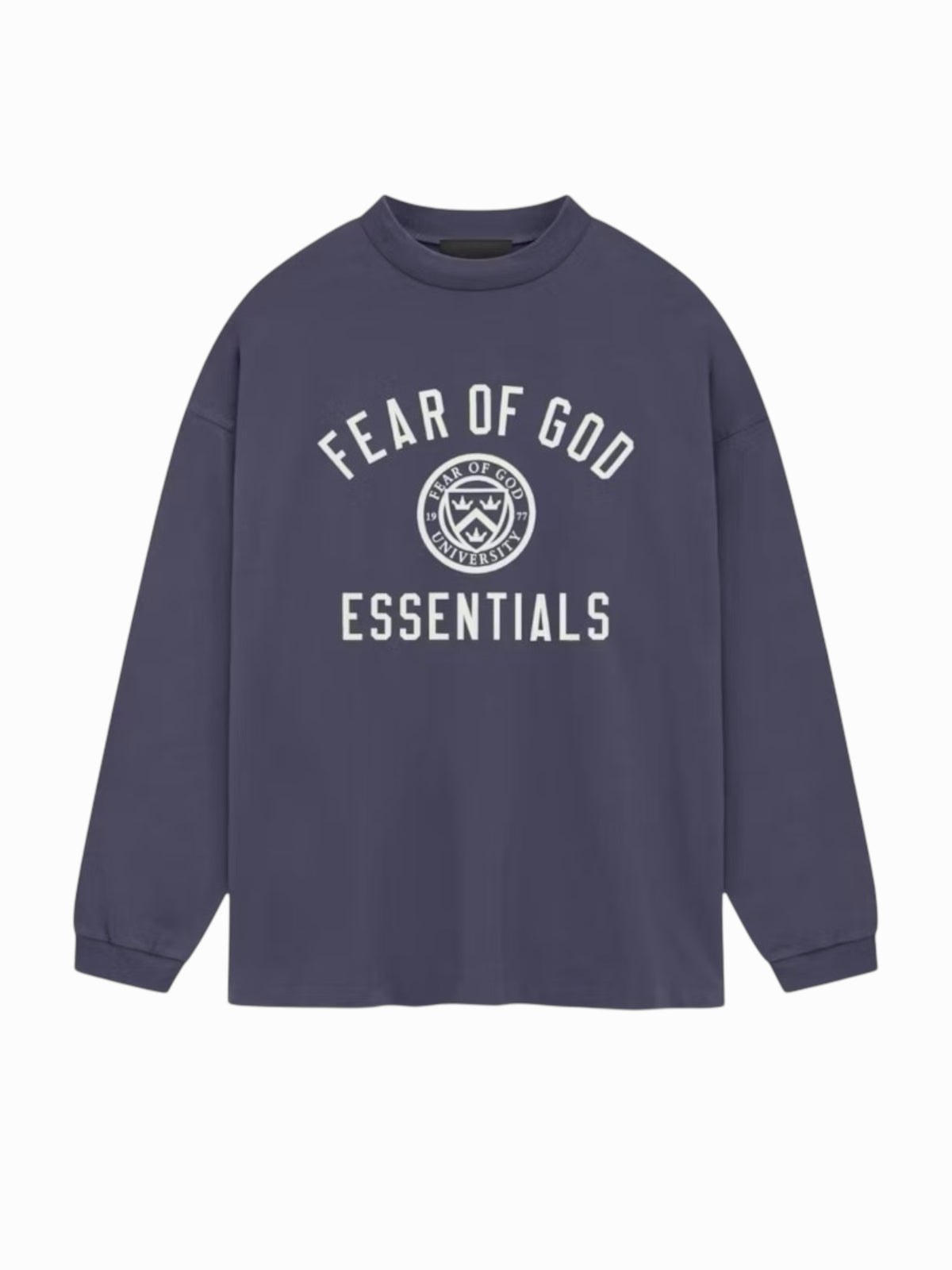 Essentials Long Sleeve T Shirt “Marine” (FW24)