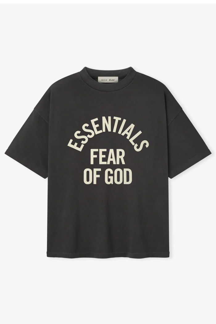 FEAR OF GOD ESSENTIALS T-Shirt – Black (Arch Logo)